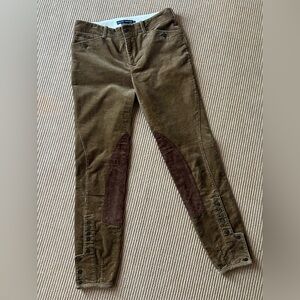 Brown Corduroy Riding Pants